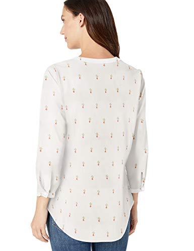 Amazon Essentials - Camisa de manga larga de algodón para mujer, Cactus, US S (EU S - M)