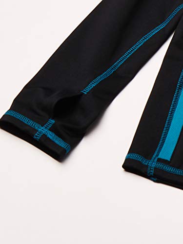 Amazon Essentials - Chaqueta deportiva con cremallera completa para niña, Negro, US XS (EU 104-110 CM)