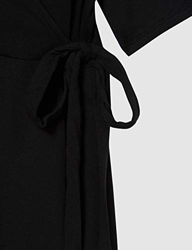 Amazon Essentials Kimono Vestido Envolvente de Manga Dresses, Negro, 50-52