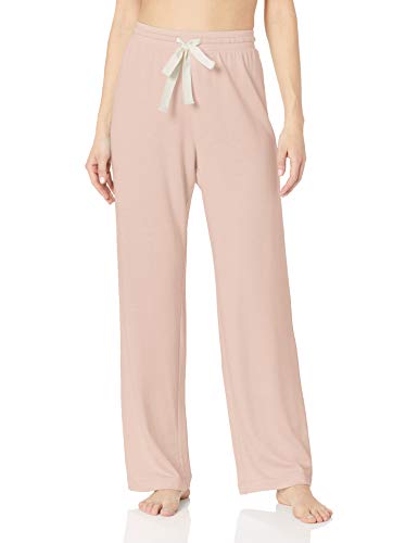 Amazon Essentials – Pantalones ligeros de tejido de rizo para mujer, Rosado claro, US S (EU S - M)