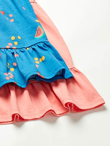 Amazon Essentials Paquete de 2 Vestidos de algodón para niñas Playwear-Dresses, Fruta de Verano, 4 años