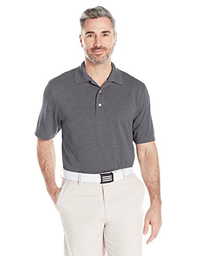 Amazon Essentials Regular-Fit Quick-Dry Golf Polo Shirt, Gris (Medium Heather Grey)