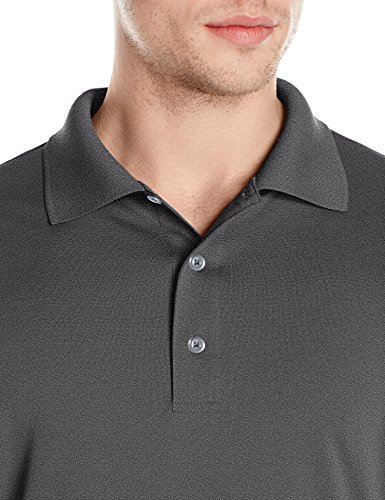 Amazon Essentials Regular-Fit Quick-Dry Golf Polo Shirt, Gris (Medium Heather Grey)