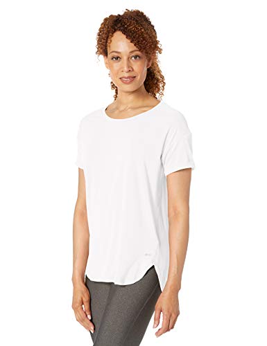 Amazon Essentials Studio Relaxed-Fit Crewneck T-Shirt Fashion-t-Shirts, Blanco, XS