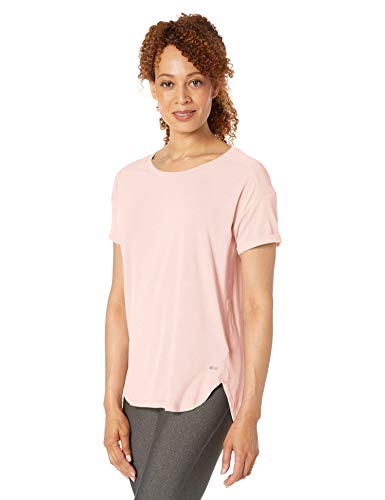 Amazon Essentials Studio Relaxed-Fit Crewneck T-Shirt fashion-t-shirts, Rosado Claro, S