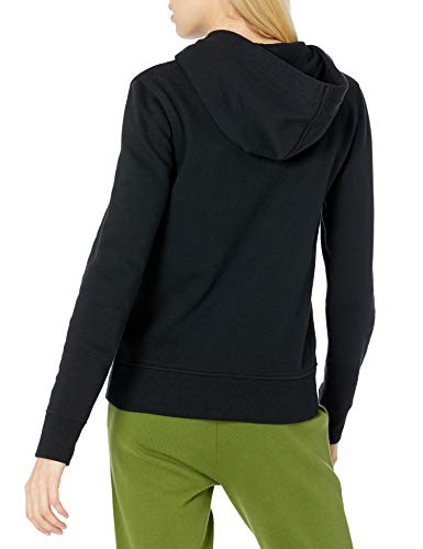 Amazon Essentials Sudadera con Capucha y Cuello en V Abierto de Manga Larga de Ajuste clásico Fashion-Hoodies, Negro, L