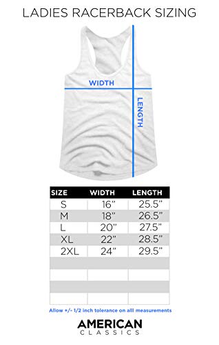 American Classics Bon Jovi Rock Band Heart Pierces With Cross Womens Racerback Tank Top Tee