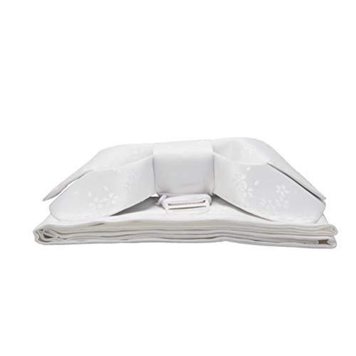 Amosfun Kimono japonés con lazo cinturón Yukata OBI para mujer, blanco