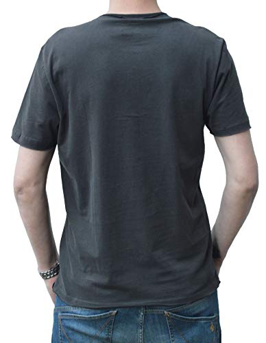 Amplified Nirvana Worn Out Smiley - Camiseta unisex (talla XXL), color gris