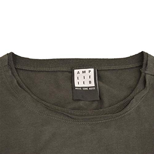 Amplified Nirvana Worn Out Smiley - Camiseta unisex (talla XXL), color gris