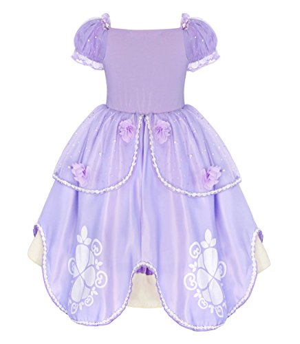 AmzBarley Niña Princesa Vestido Fiesta Disfraces Niños Cumpleaño Carnaval Cosplay Halloween Vestirse Navidad Regalos
