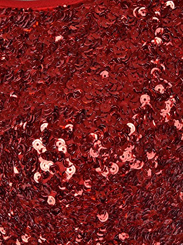 Anna-Kaci la Chispa y del Brillo del Brillo Embellecido Cuello Barco Mujeres Brillar Lentejuela Embellecido Camiseta Sin Mangas Tops Chaleco