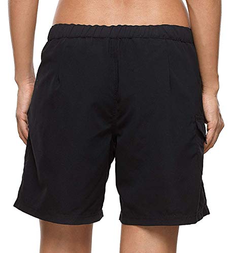 Anwell - Bañador para mujer con cinturilla para deportes acuáticos Negro 38