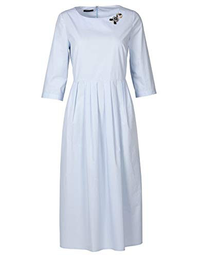 APART Fashion Kleid Vestido, Azul Claro, Talla única para Mujer