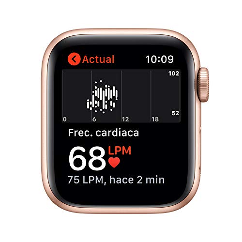 Apple Watch SE (GPS, 40 mm) Caja de Aluminio en Oro - Correa Deportiva Rosa Arena