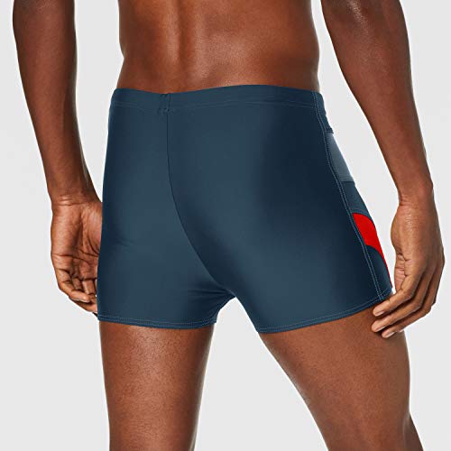 Aqua-Speed 5908217624154 Sasha - Bañador para Hombre (Talla XXL), Color Gris y Rojo