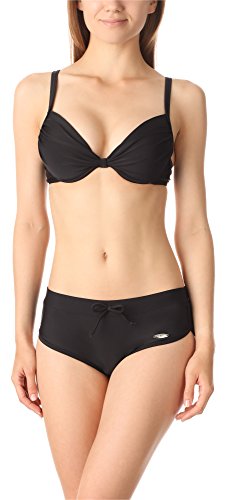 aQuarilla Bikini Conjunto Tops y Bragas Bañadores Mujer AQ196 (Negro, EU 38 (ES 40))
