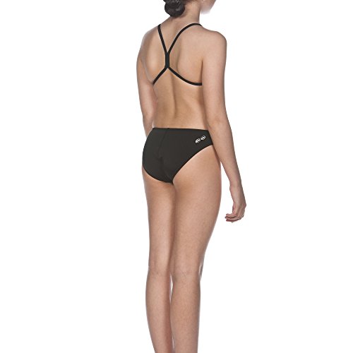 Arena 000002A264 Bañador, Niños, Negro/Blanco, 12/13