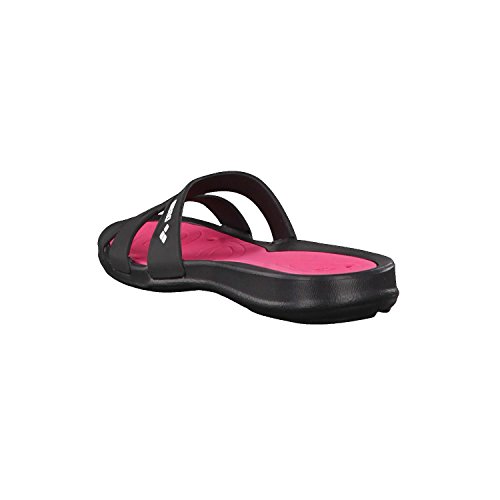 Arena Athena Woman Hook, Zapatos de Playa y Piscina para Mujer, Multicolor (Black/Fuchsia 509), 37 EU