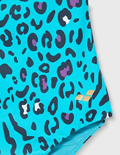 ARENA Bañador 1P Allover Squared Neck One Traje De Baño, Mujer, Mint, 46
