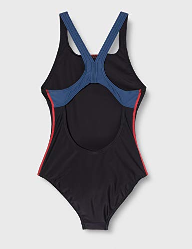 ARENA Bañador 1P Basics Swim Pro Back One Piece Black Sport, Mujer, Black/Shark, 44