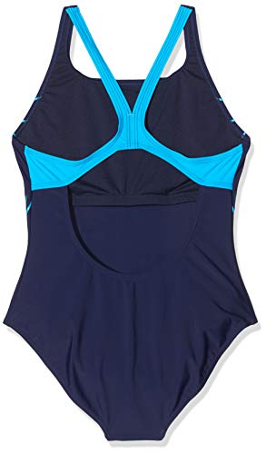 ARENA Bañador 1P Fairness Swim Pro Back Traje De Baño, Mujer, Navy/Turquoise, 40
