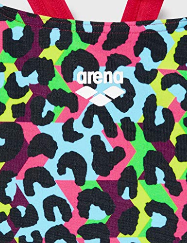 ARENA Bañador 1P Harmonious V Back One Traje De Baño, Mujer, Black/Freak, 40