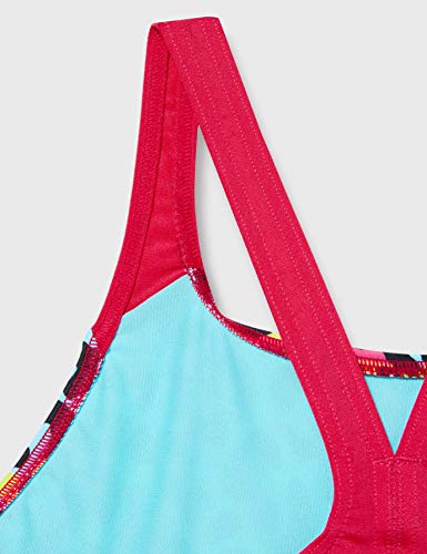 ARENA Bañador 1P Harmonious V Back One Traje De Baño, Mujer, Black/Freak, 40