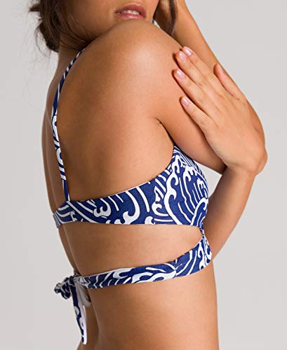 ARENA Bañador 2P Triangle Two Pieces Reversible Bikini, Mujer, Navy, 48