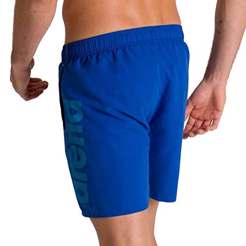 ARENA Bañador Boxer Fundamentals Logo Boxer Bañador, Hombre, Royal/Turquoise, L