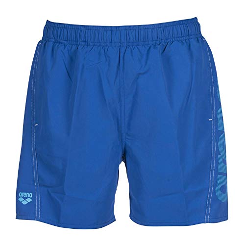 ARENA Bañador Boxer Fundamentals Logo Boxer Bañador, Hombre, Royal/Turquoise, L