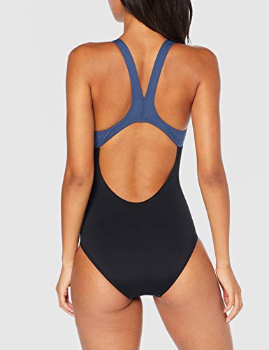 ARENA - Bañador Deportivo para Mujer Galactic, Mujer, Traje de baño de una Sola Pieza, 002242, Color Negro, 36