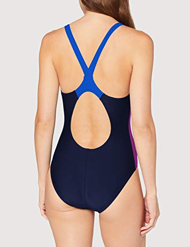 ARENA Bañador Deportivo para Mujer, Mujer, Traje de baño de una Pieza, 000989, Azul Marino, 50