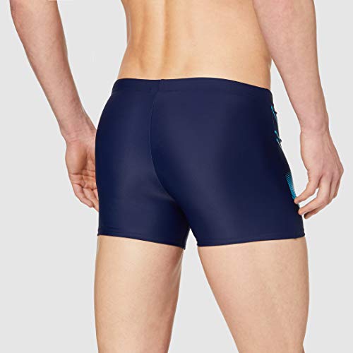 ARENA Bañador Minishort Fairness Short Bañador, Hombre, Navy/Turquoise, 95