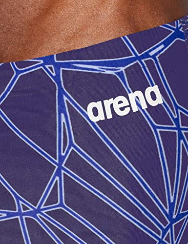 ARENA Bañador para Hombre Carbonics Jammer, Hombre, Bañadores Ajustados para Hombre, 002268, Azul Marino y neón, 6