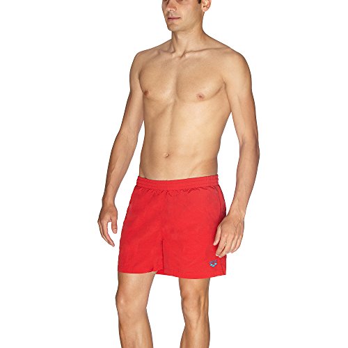 Arena - Bañador para hombre, color shinyred,pixblue - M