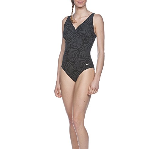 ARENA Bañador para Mujer Body Lift Helga C de Cup Negro Negro Talla:48 [DE 46]