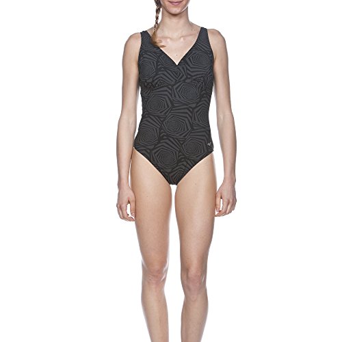 ARENA Bañador para Mujer Body Lift Helga C de Cup Negro Negro Talla:48 [DE 46]