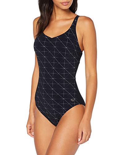 ARENA Bañador para Mujer Bodylift Ariel Copa C, Mujer, Traje de baño de una Sola Pieza, 002344, Negro, 40