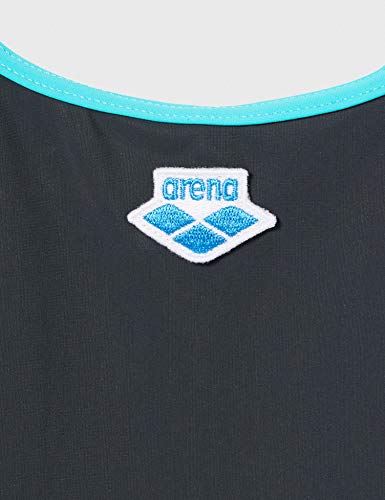 ARENA Bañador para Mujer Icons, Mujer, Traje de baño de una Sola Pieza, 003113, Gris Ceniza, 44