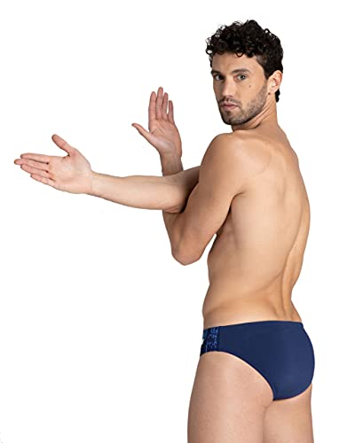 ARENA Bañador Slip Hombre Team Painted Stripes