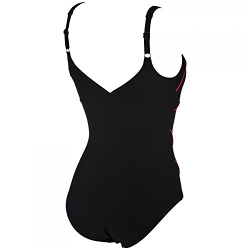Arena Bodylift Jewel Body C de Cup – Bañador, BLACK-ROSE VIOLET, 48