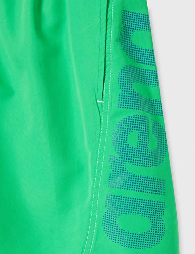 ARENA Bóxer Hombre Fundamentals Logo, Fluo Red-Shark-White, L