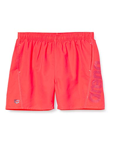 ARENA Bóxer Hombre Fundamentals Logo, Fluo Red-Shark-White, L