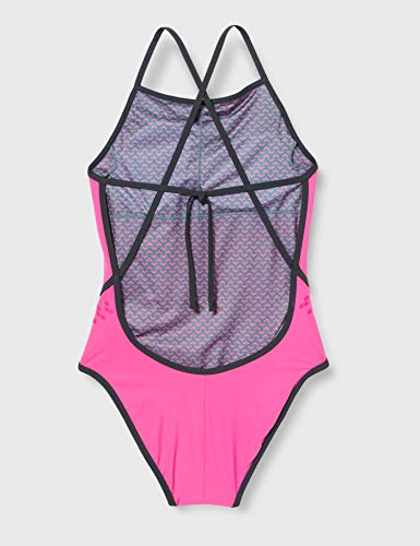 ARENA Damen Badeanzug Icons Straps Traje de baño de una Sola Pieza, Mujer, Rosa Flambe', 44