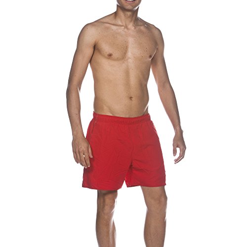 Arena Fundamentals, Bañador Boxer, Hombre, Rojo (Red / White), Xl