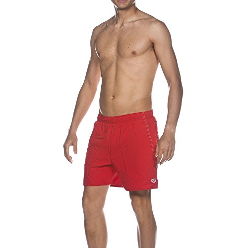Arena Fundamentals, Bañador Boxer, Hombre, Rojo (Red / White), Xl