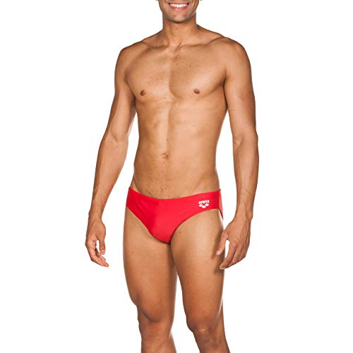 Arena M 5.5cm Brief Bañador Slip Ajustado Hombre Dynamo, Red, 85