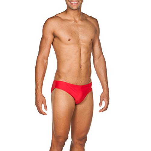 Arena M 5.5cm Brief Bañador Slip Ajustado Hombre Dynamo, Red, 85