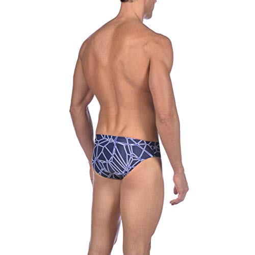Arena M Brief Bañador Slip Hombre Carbonics Pro, Navy-Neon Blue, 80